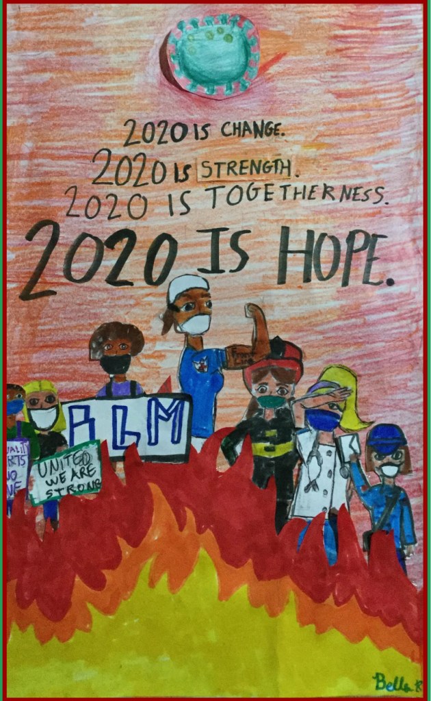 COVID Superheroes, Bella Zepeda, 12, LA, USA