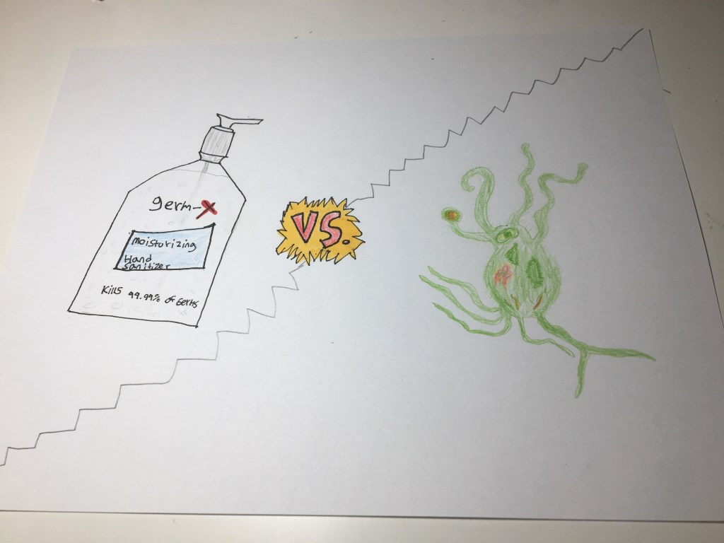 Corona Vs Sanitizer, Eli W. 16, Seattle, USA