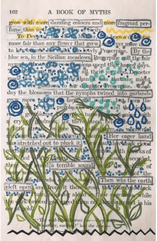 Blackout Poem, Fiona, 17, Seattle, WA