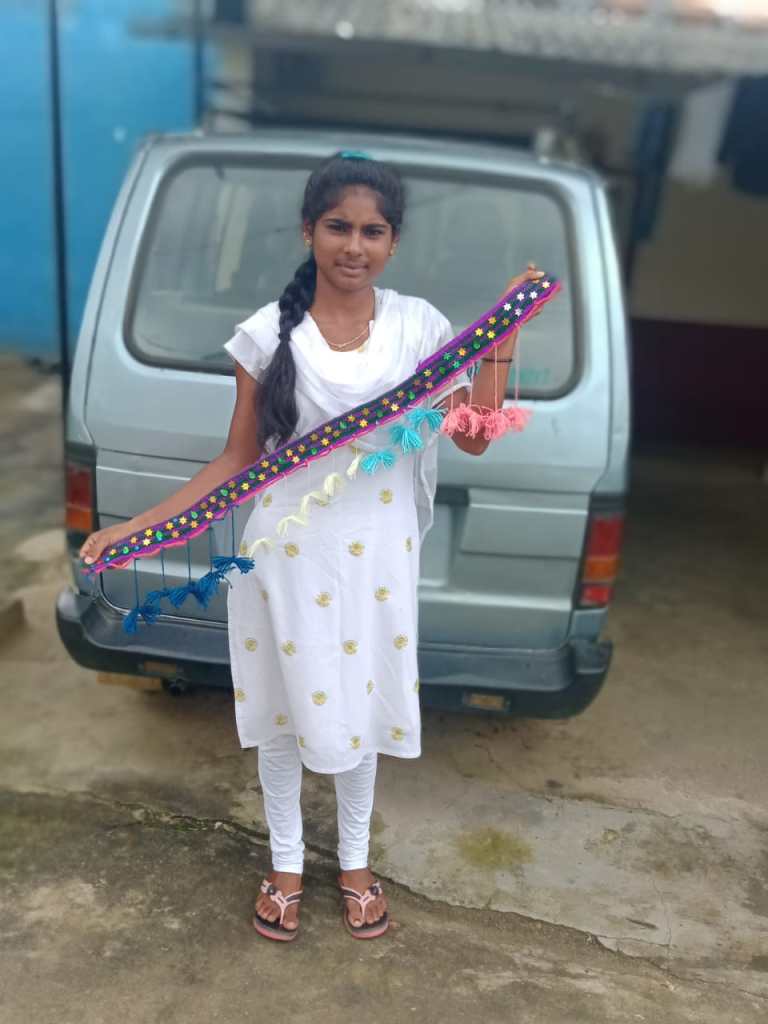 Arts And Crafts, Suchithra, 16 years old,  Mysore, Karnataka, India 