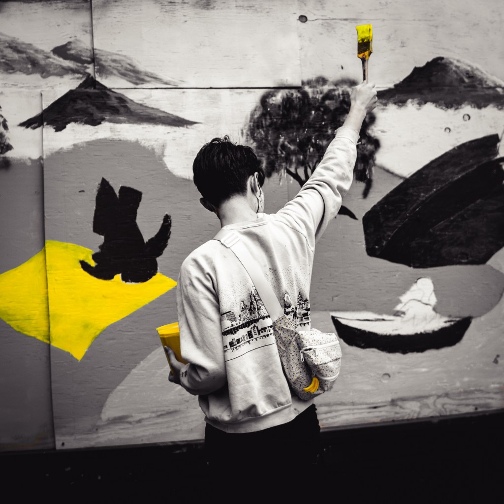 Rebuilding: the Power of the Paintbrush, Trevor Kwan (16), Bellevue, WA, USA