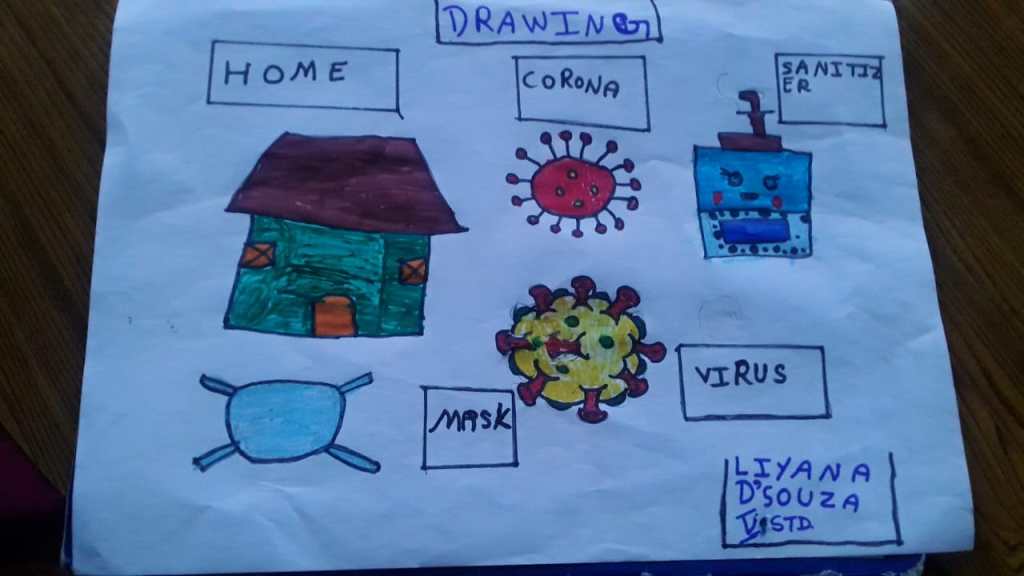 Drawing, Liyana, 11 years old, Mysore/Karnataka, India 