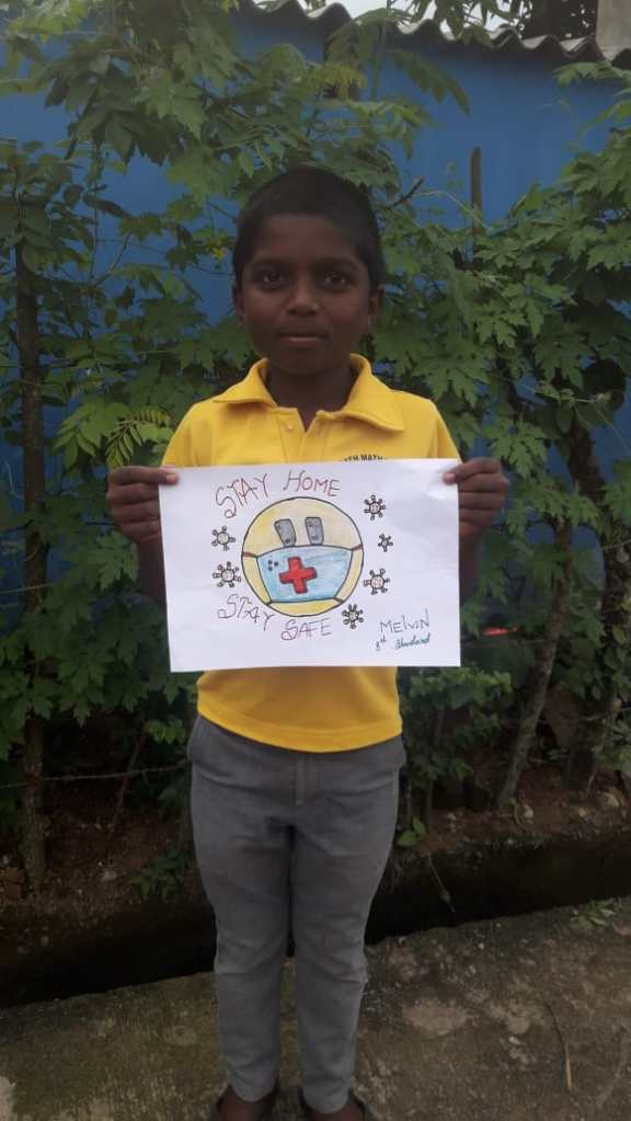 Drawing, Melvin, 13 years old, Mysore/Karnataka, India