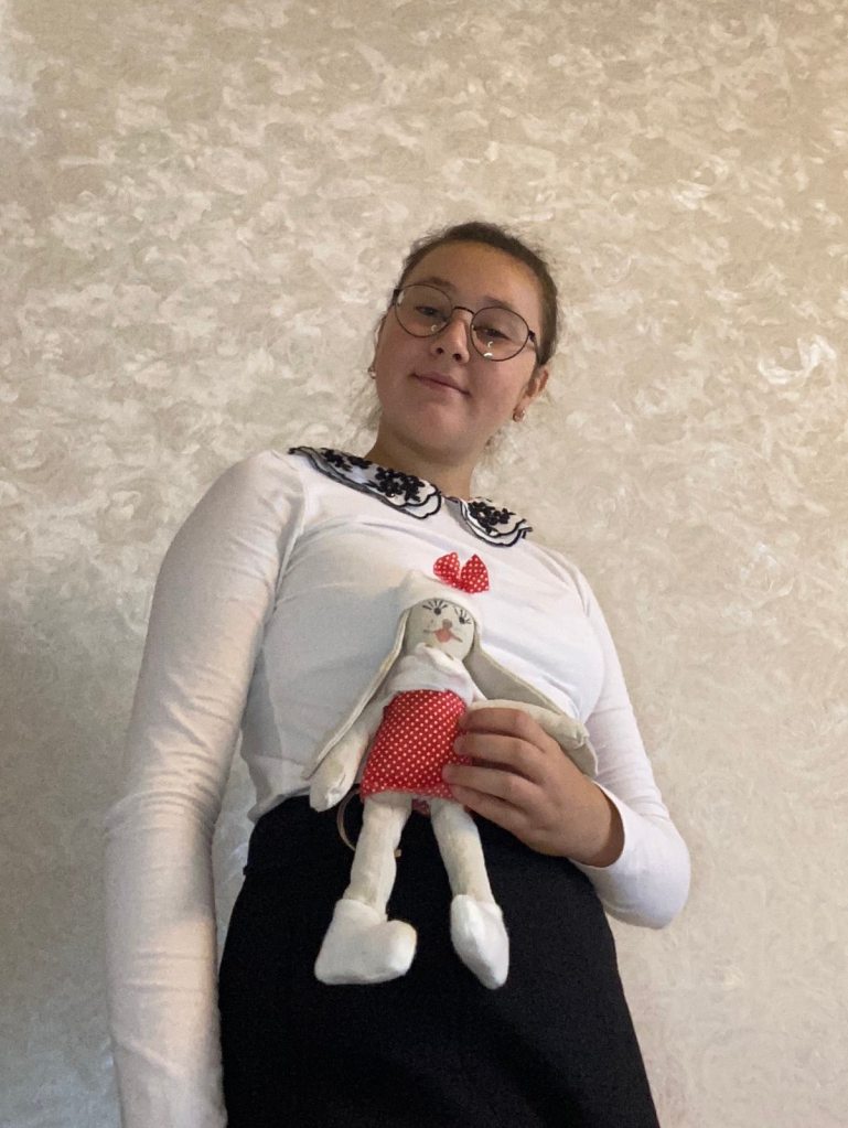 Kravchenko, Viktoriya, 12, A hand-made stuffed toy, Russia