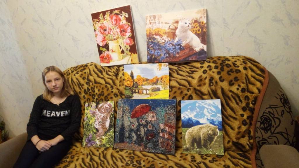 Krivosheyeva, Aleksandra, 12, Painting – My Soul, Russia