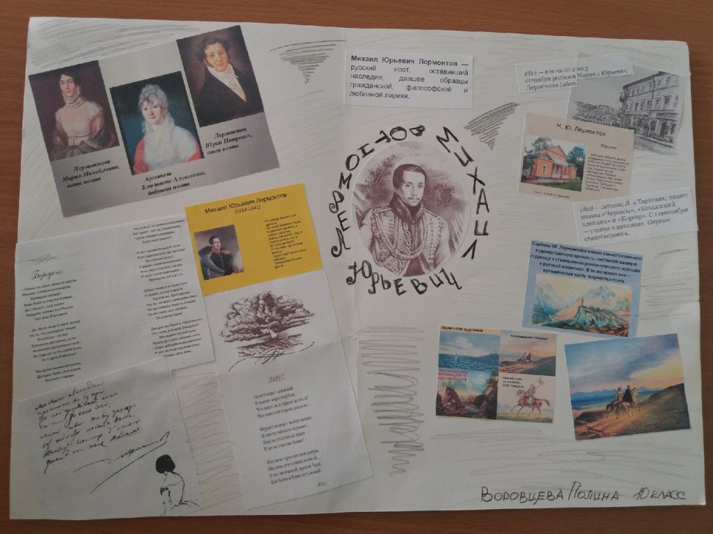 Vorovtseva, Polina 16, A Biography Of Lermontov, Sarov, Russia