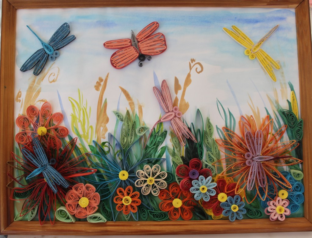 Alshevskaya, Yana 14, A summer field (quilling), Kurchatov, Russia