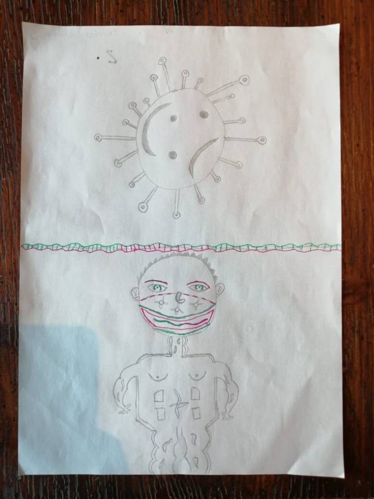 Me with a Mask, 11, Kassiesbaai, Arniston, Western Cape, South Africa