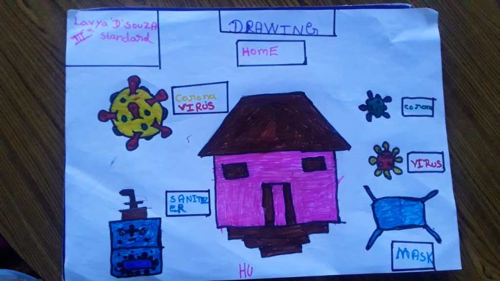 Drawing, Lavya, 8 years old, Mysore/Karnataka, India