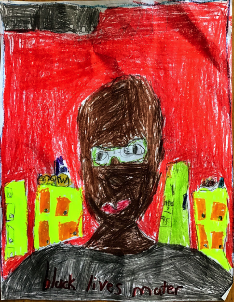 "Black Lives Matter" by Sean Ch., 7, USA