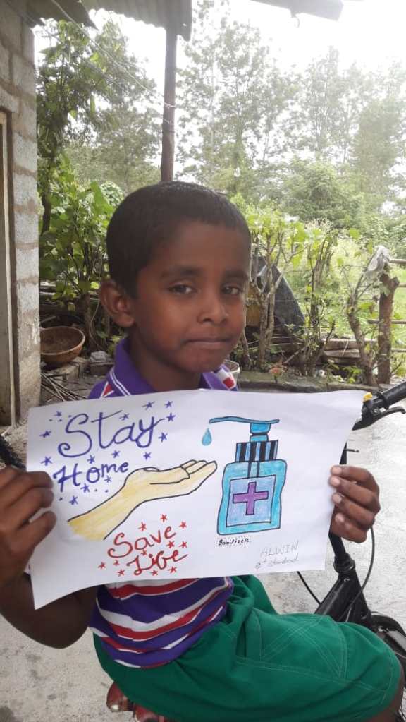 Stay Home by Alwin, 8, Mysore, India