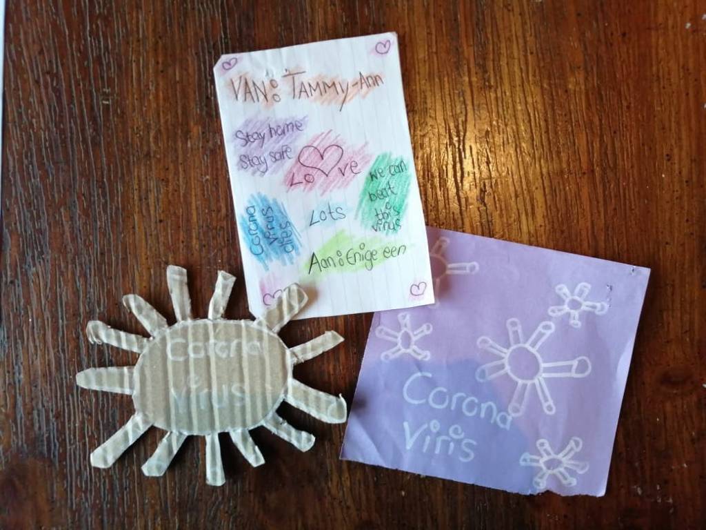 A  Sympathy Card (Get Better Soon), Tammy Ann, 14, Kassiebaai, Arniston, Western Cape, South Africa