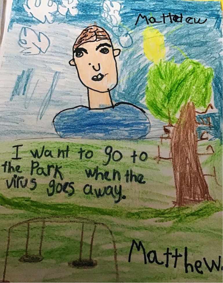 "Where I Want to Go", Matthew P., 6, USA